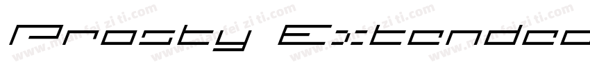 Prosty Extended字体转换